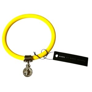 Marc By Marc Jacobs Silicone Bracelet w Charm NWT